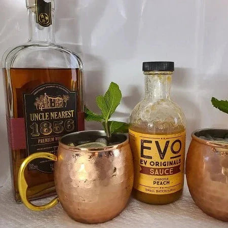 Chipotle Peach Bourbon Mule